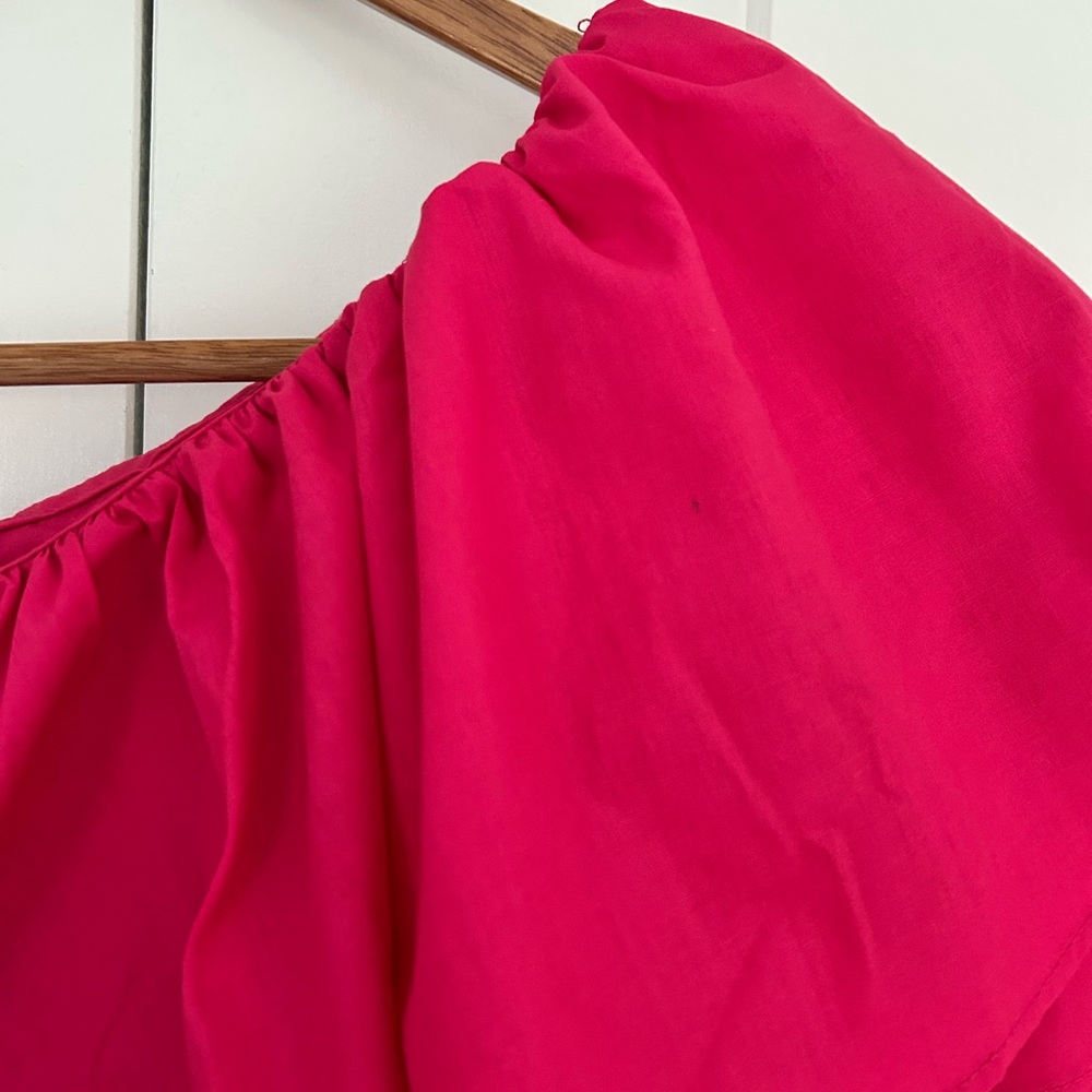 Andre Tan Designer Women's small high low elegant flowy feminine pink dress nwot - Picture 11 of 16